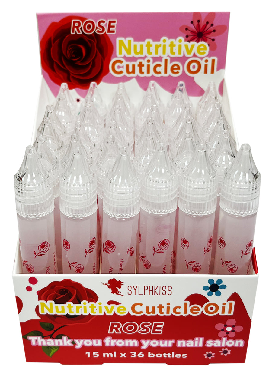 Rose – Nutritive Cuticle Oil – 36 Bottles (Single Display)